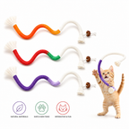 Snake Dental Ropes (3-Pack): Natural Cotton Teeth Cleaning & Teething Toy for Cats