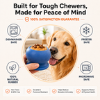 Durable Fillable Dog Chew Bone – Freezable Treat Dispenser for Aggressive Chewers