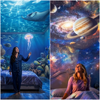 ✨Last day Promotion🎉5D Galaxy Ocean Projector for Bedroom