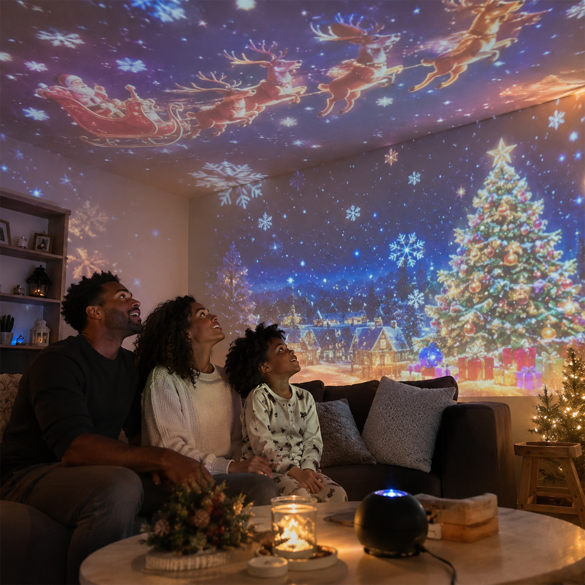 ✨Last day Promotion🎉5D Galaxy Ocean Projector for Bedroom