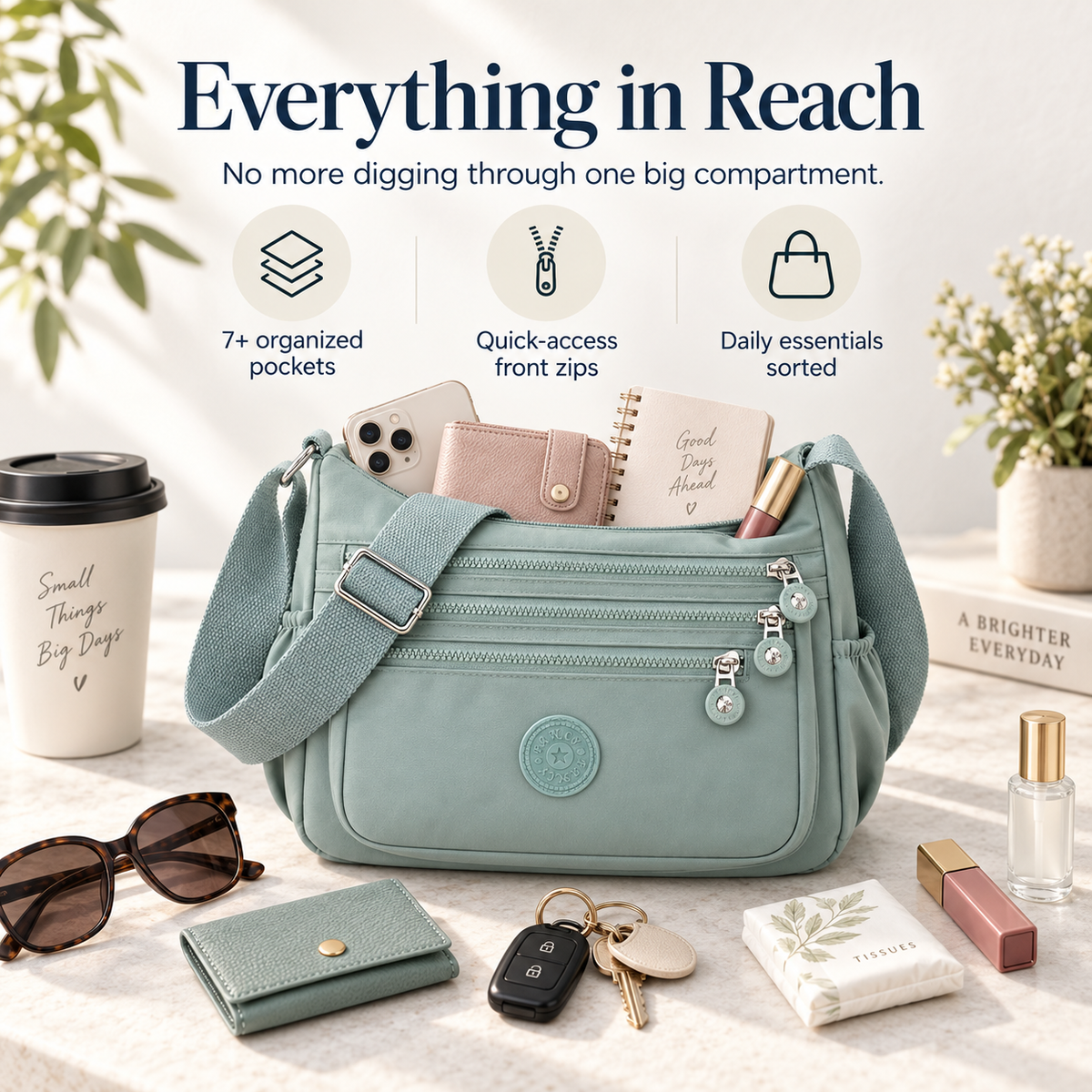 Lightweight Durable Nylon Bag