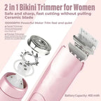 Next-Gen 2-in-1 Cordless Shaver (2026 Edition) – Precision Ceramic Blades for Face & Body