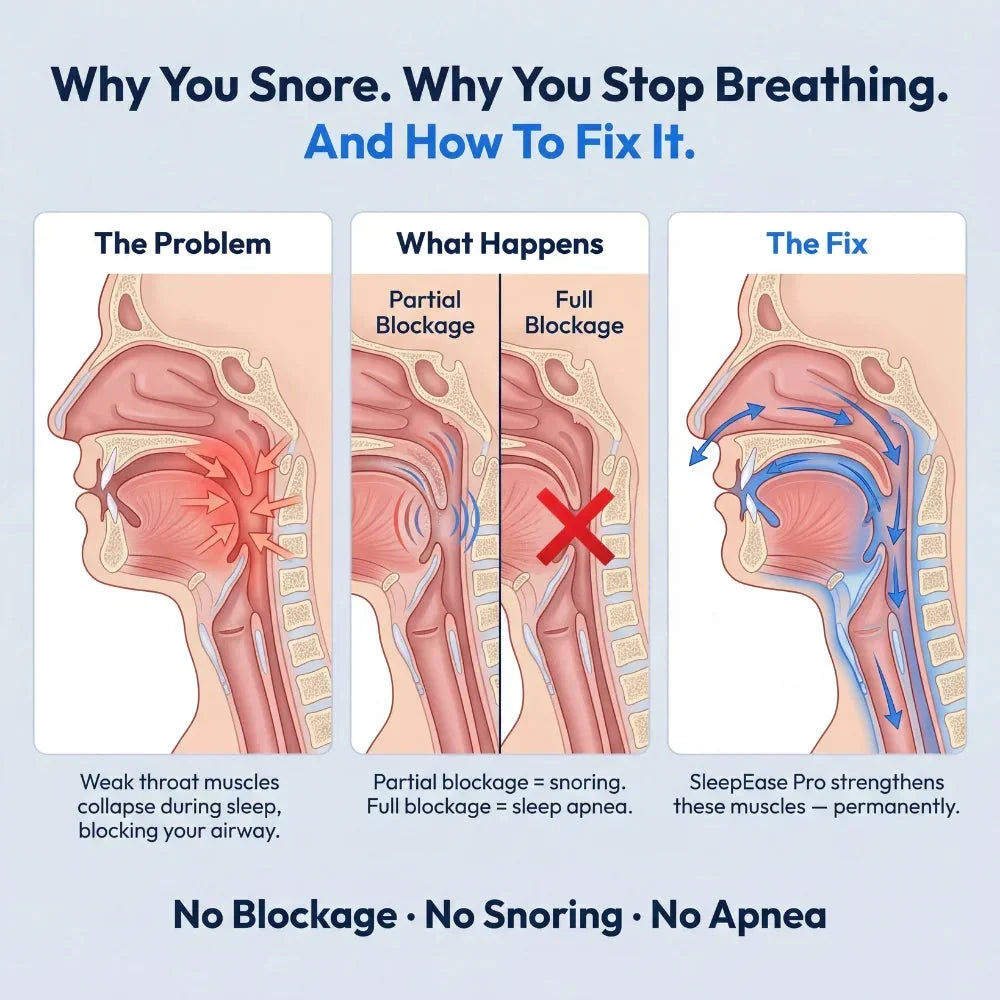 Advanced Neuro-Stimulation Anti-Snoring Sleep Aid