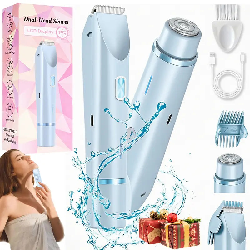 Next-Gen 2-in-1 Cordless Shaver (2026 Edition) – Precision Ceramic Blades for Face & Body