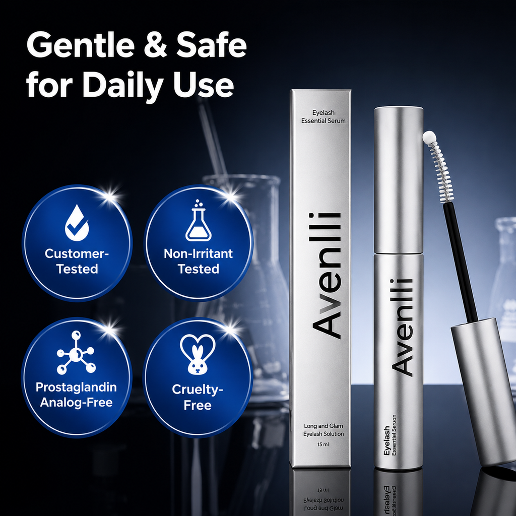 Eyelash Growth Serum- Safe & Gentle Lashes Care, Fuller, Thicker in 2 Weeks, Non-Prostaglandin