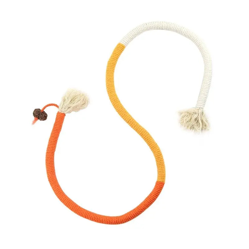 Snake Dental Ropes (3-Pack): Natural Cotton Teeth Cleaning & Teething Toy for Cats