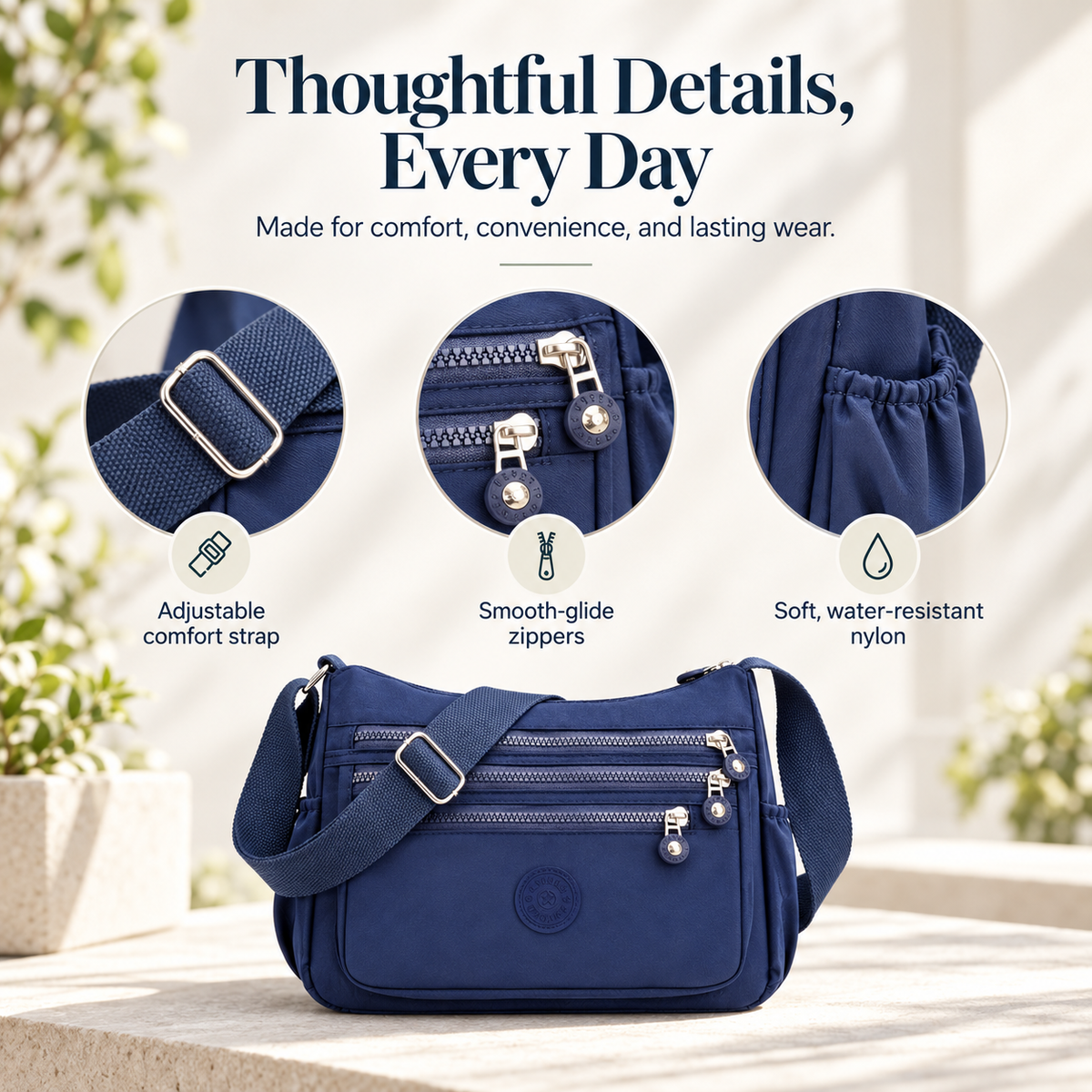 Lightweight Durable Nylon Bag