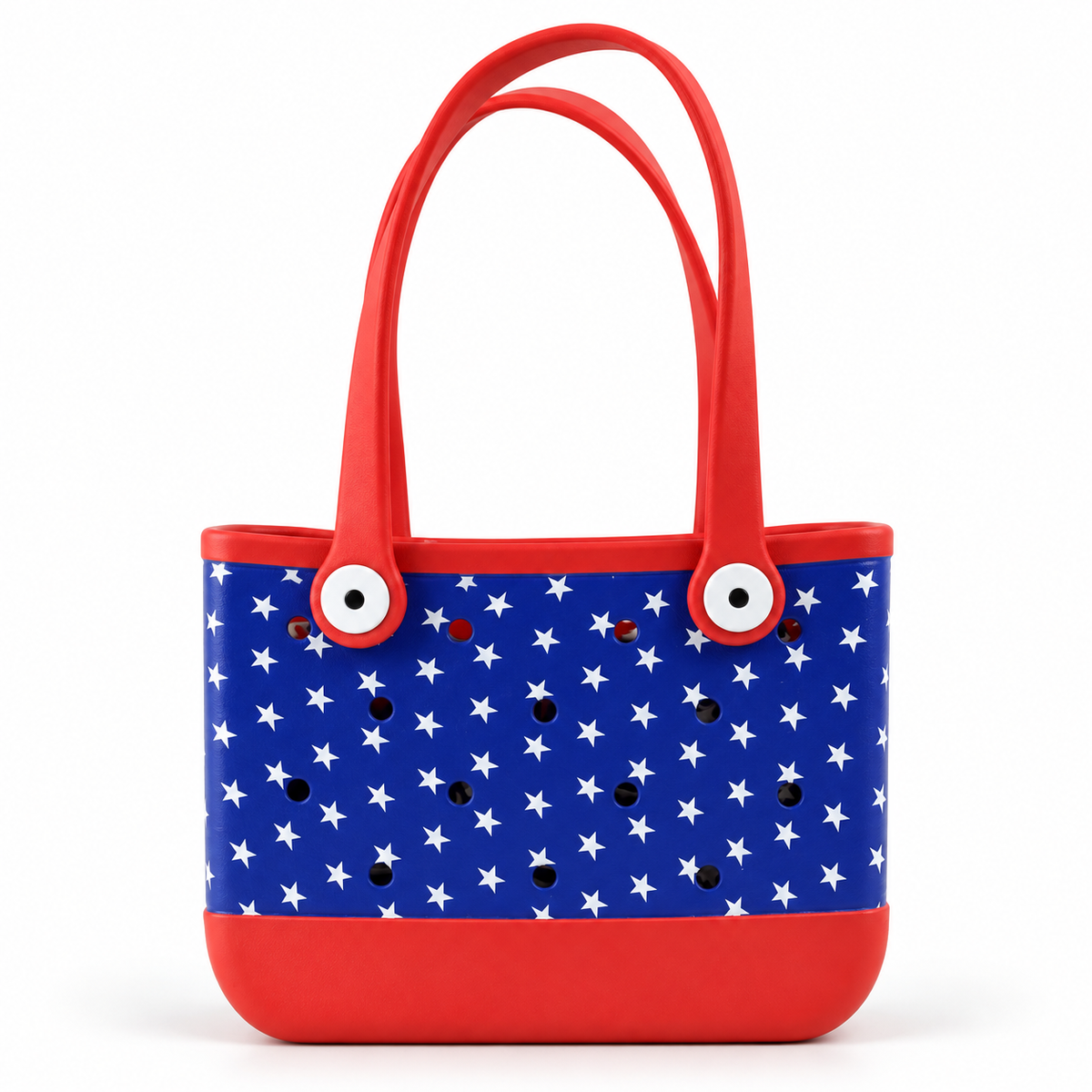 Small EVA Rubber Beach Tote Bag – Waterproof & Washable Open Carryall