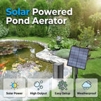 Last Day 48% OFF🔥Solar Pond Aerator with Air Pump🐟