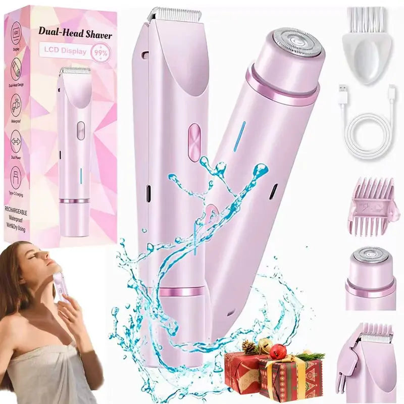Next-Gen 2-in-1 Cordless Shaver (2026 Edition) – Precision Ceramic Blades for Face & Body