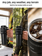 The Ultimate Hydration Upgrade: 24-Hour Ice Cold, 12-Hour Piping Hot