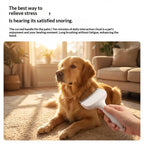 2-in-1 Pet Grooming Undercoat Rake & Loose Hair Deshedding Brush