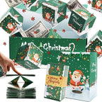 🎁Christmas Pop-up Surprise Gift Box - Unique Folding Bouncing Red Envelope Gift Box🎁