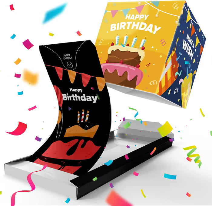 ✨Christmas Exploding Confetti Surprise Box Card – 3D Pop-Up Holiday Gift Box 🎄✨