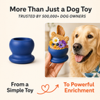 Durable Fillable Dog Chew Bone – Freezable Treat Dispenser for Aggressive Chewers