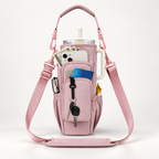 Hands-Free Tumbler Crossbody Bag: 2-in-1 Phone Wallet & Water Bottle Carrier