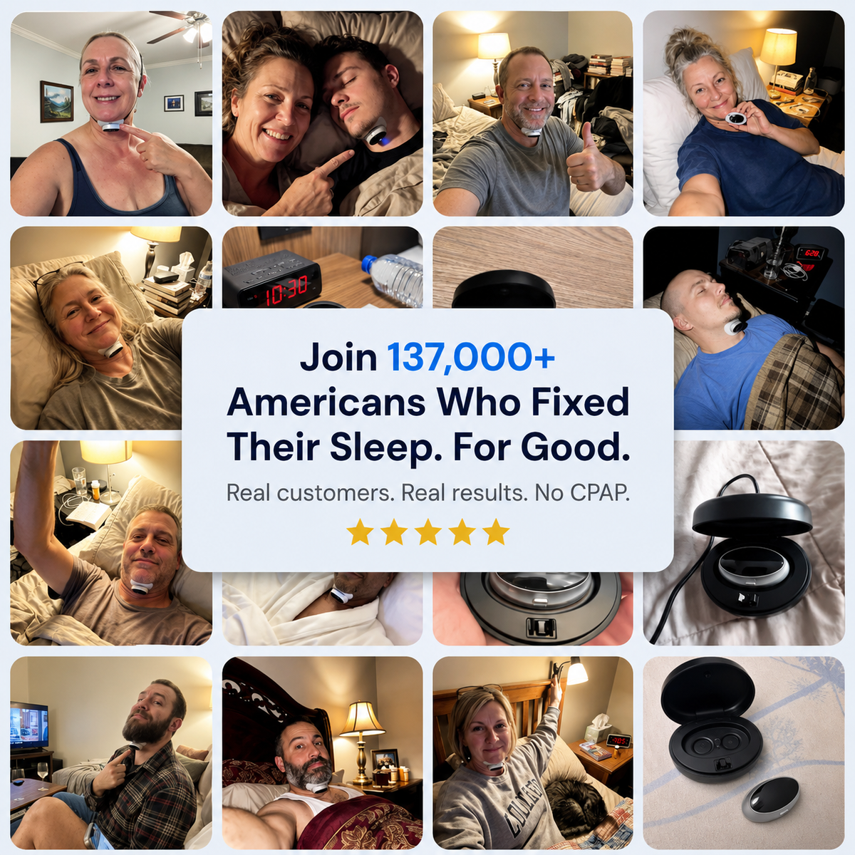 Advanced Neuro-Stimulation Anti-Snoring Sleep Aid
