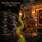 🔥Last day with huge discounts!✨ Light-Up Christmas Reindeer Yard Stake 🦌