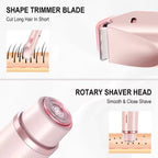 Next-Gen 2-in-1 Cordless Shaver (2026 Edition) – Precision Ceramic Blades for Face & Body