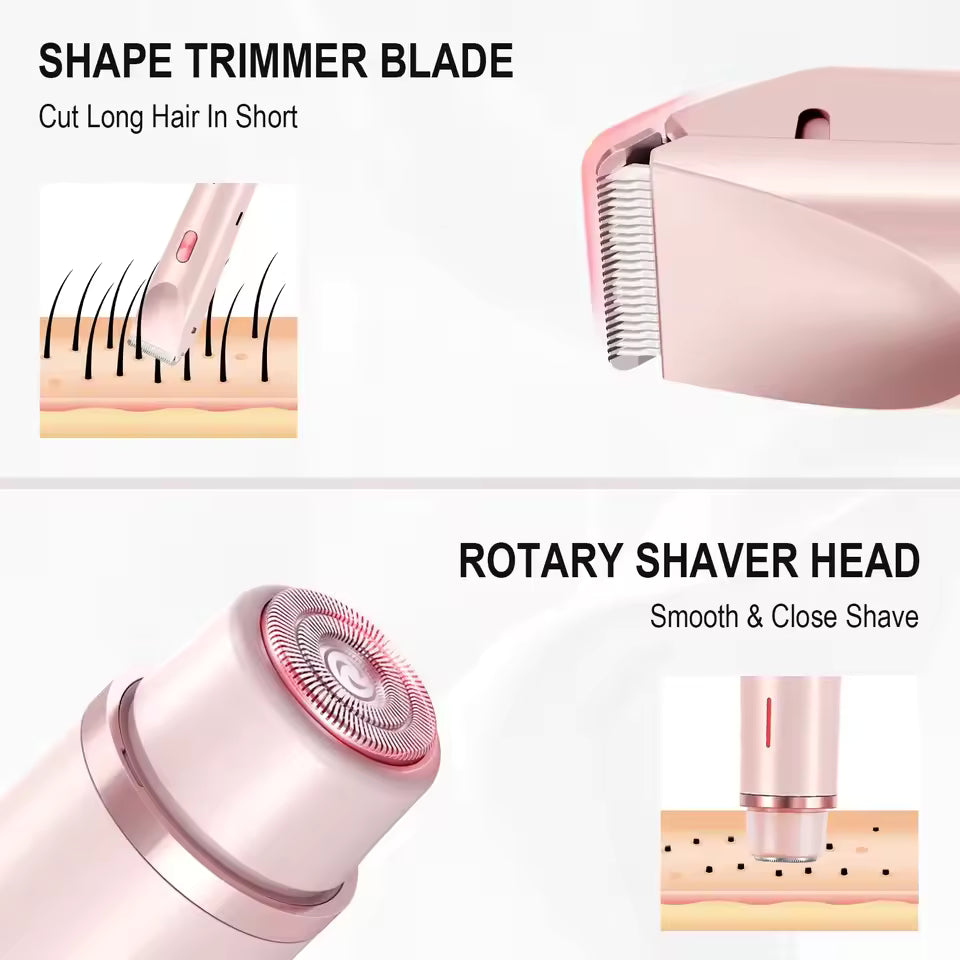 Next-Gen 2-in-1 Cordless Shaver (2026 Edition) – Precision Ceramic Blades for Face & Body