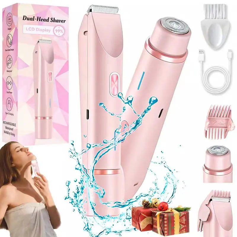 Next-Gen 2-in-1 Cordless Shaver (2026 Edition) – Precision Ceramic Blades for Face & Body
