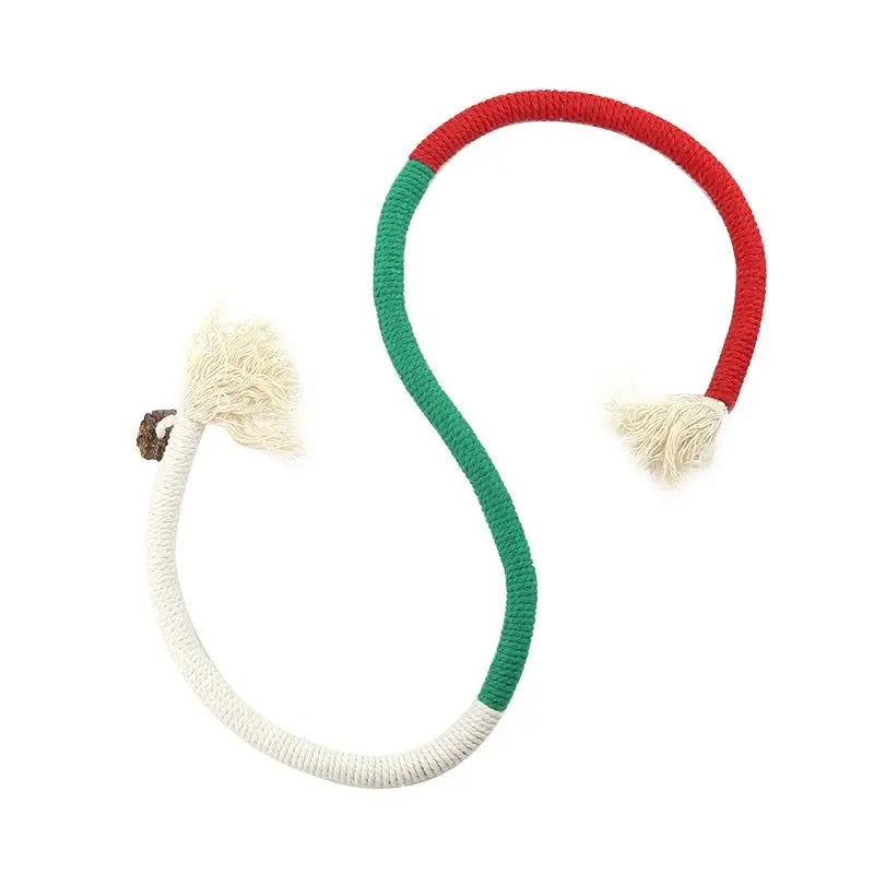 Snake Dental Ropes (3-Pack): Natural Cotton Teeth Cleaning & Teething Toy for Cats