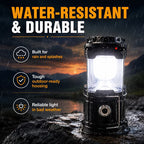 2-in-1 Solar & USB Rechargeable LED Lantern – Portable Light for Camping & Power Outages (4-Pack)