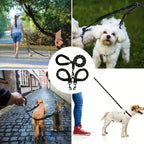 Dual Dog Leash No-Pull System – 360° Swivel Double Leash with Padded Comfort Handle