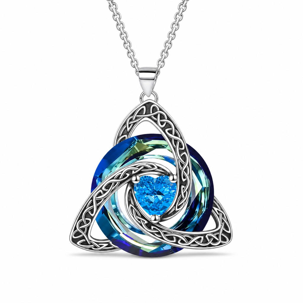⏳🔥LIMITED-TIME 50% OFF! ⏰Women's Celtic Knot Birthstone Pendant Necklace📿